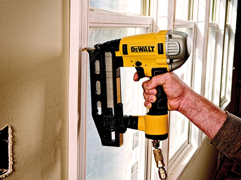 Dewalt pneumatic finish nailer sale