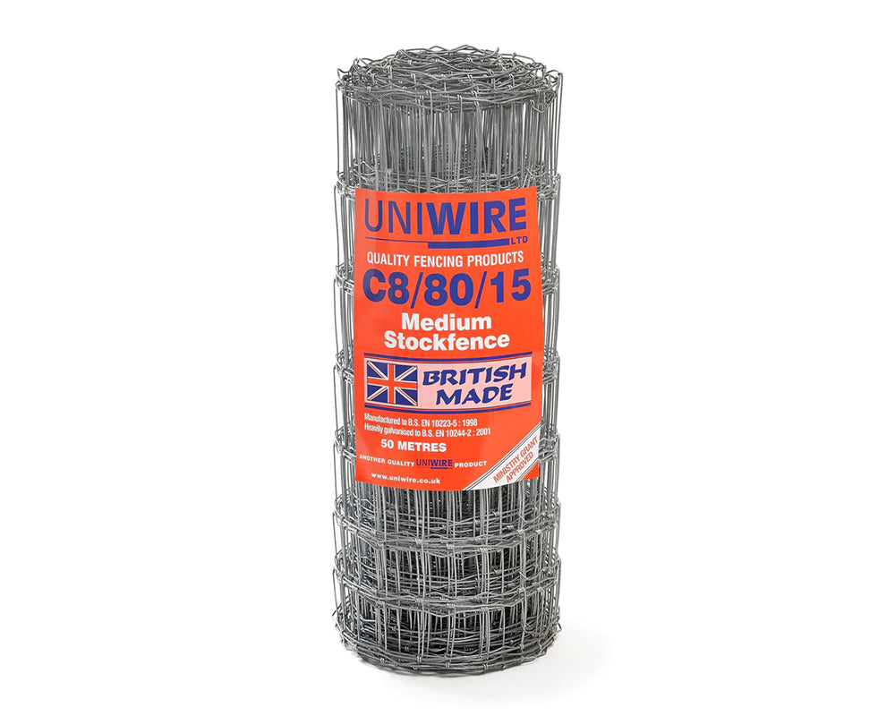 C88015 50mt Medium Stock Fence Wire Galv, MorgansOsw