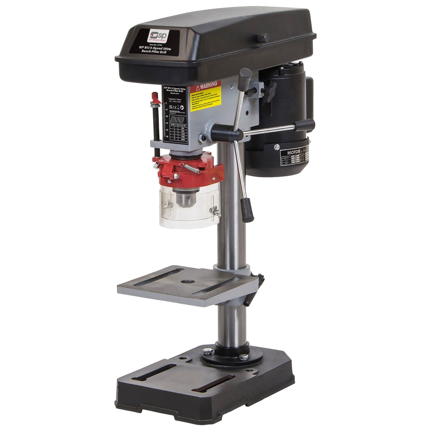 SIP B13 5-Speed 350w Bench Pillar Drill, Sip Industrial