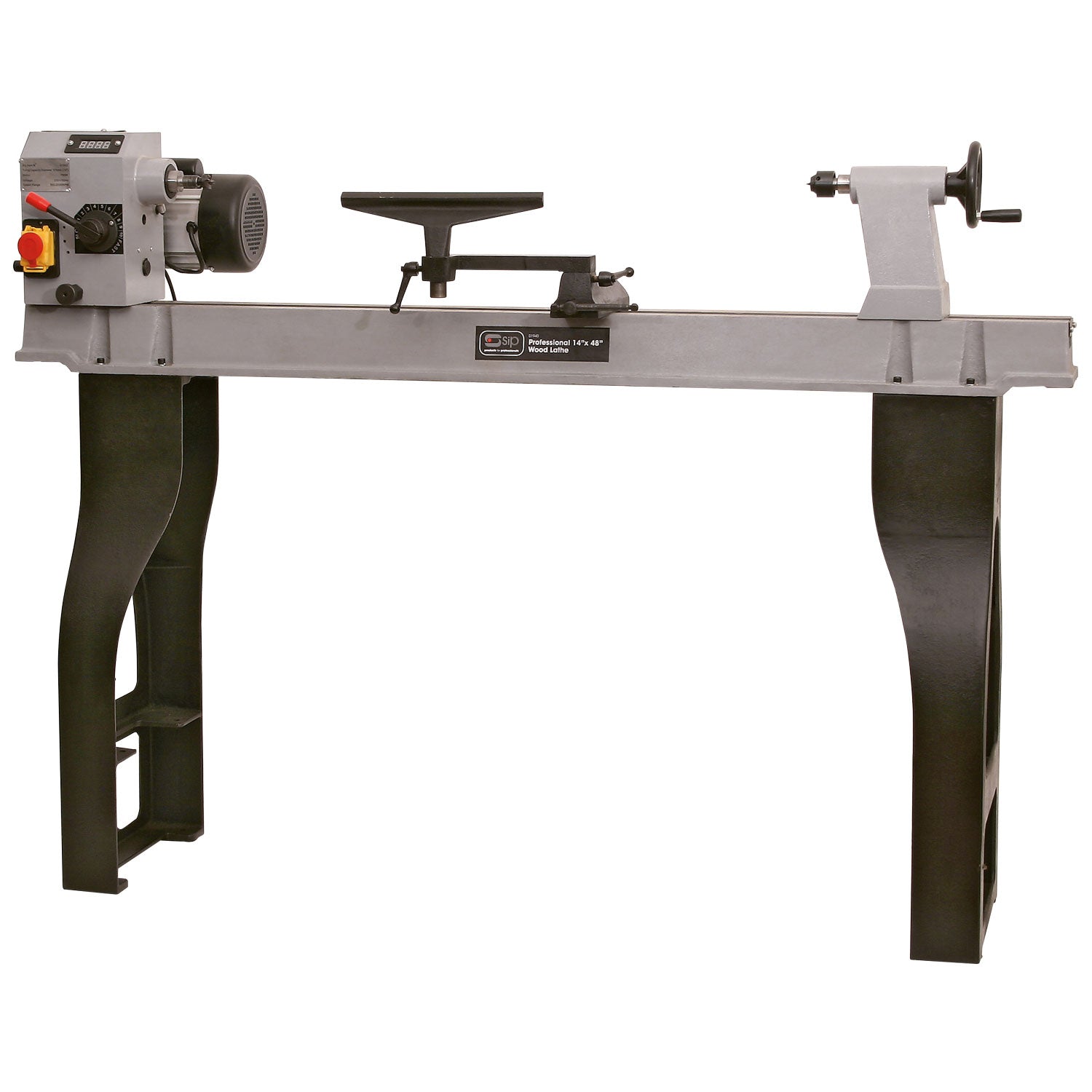 SIP 14" x 43" Swivel Head Wood Lathe, Sip Industrial