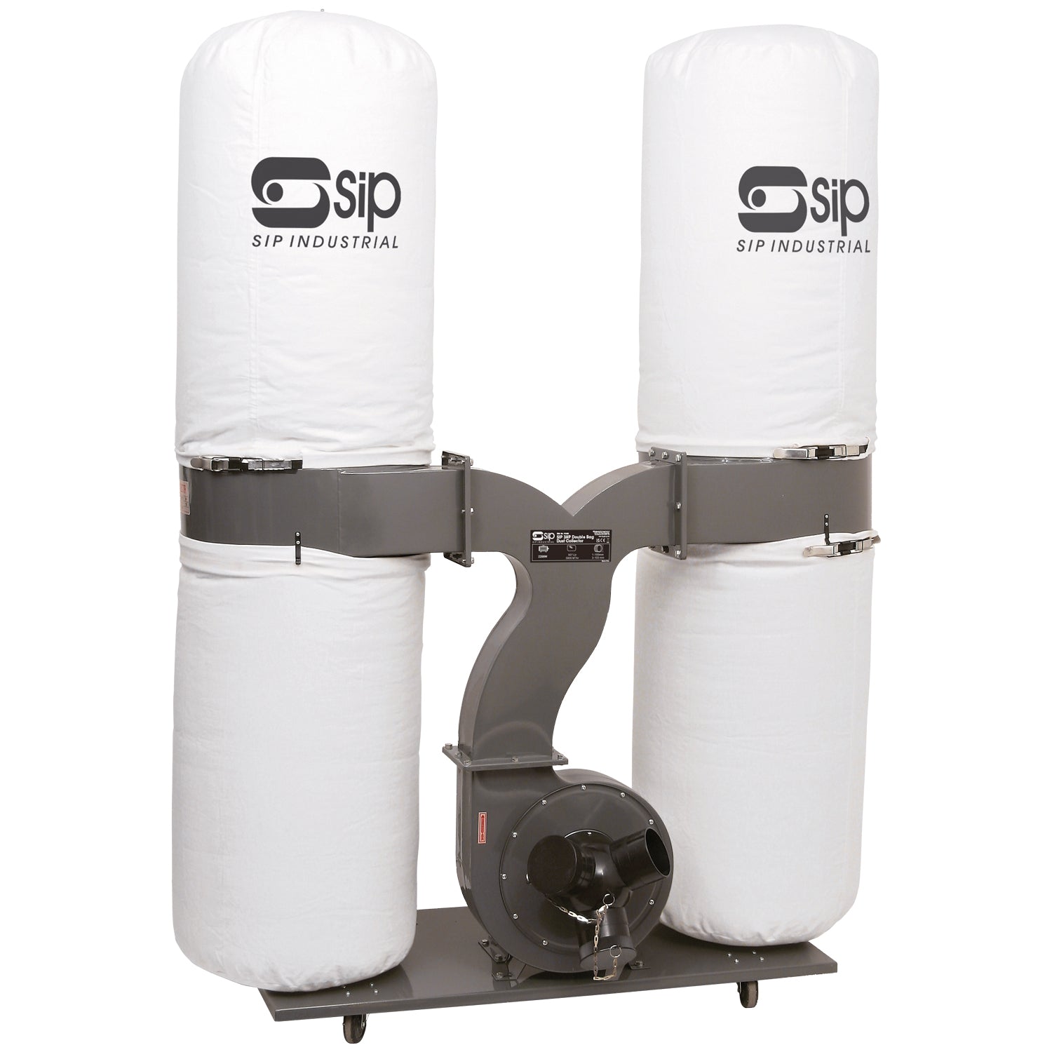 SIP 3HP Double Bag Dust Collector, Sip Industrial