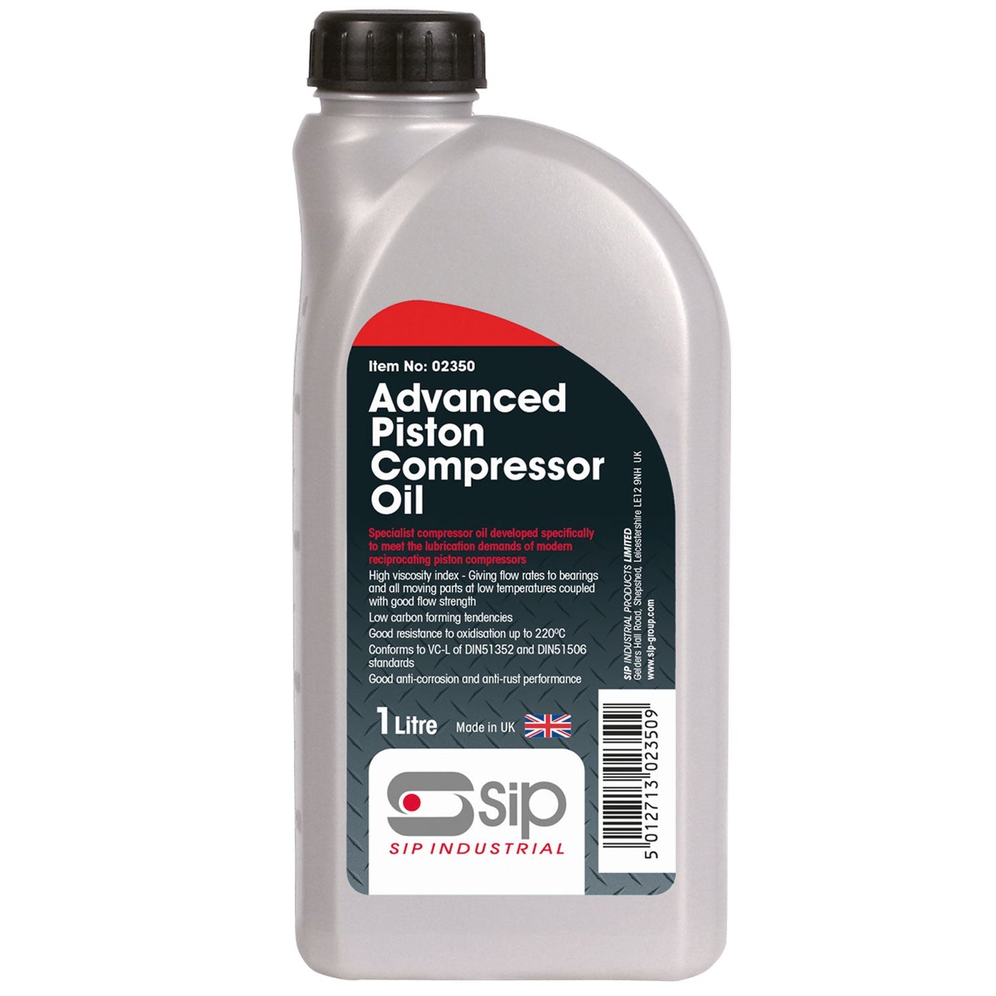 SIP 1ltr Advanced Compressor Oil, Sip Industrial