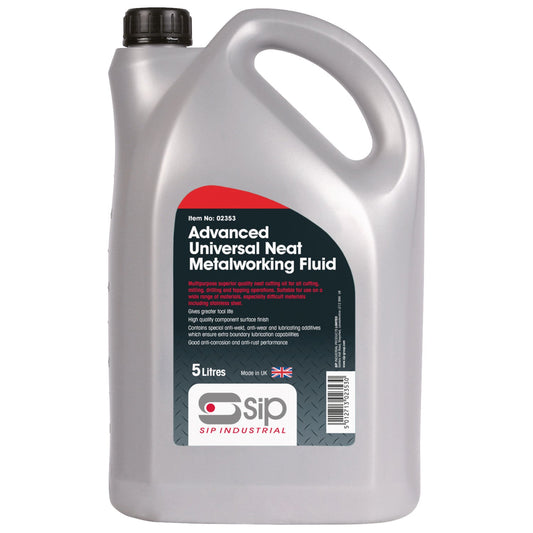 SIP 5ltr Advanced Universal Metalwork Fluid, Sip Industrial