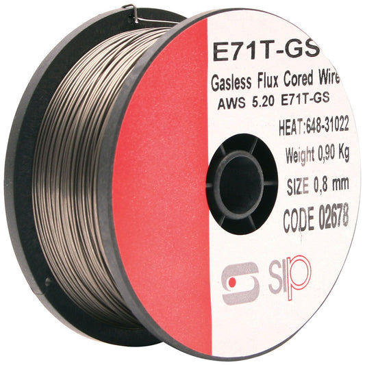 SIP 0.9kg x 0.8mm Flux-Cored Welding Wire, Sip Industrial