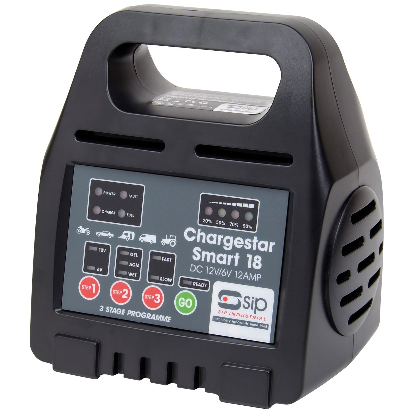 SIP CHARGESTAR Smart 18 Battery Charger, Sip Industrial