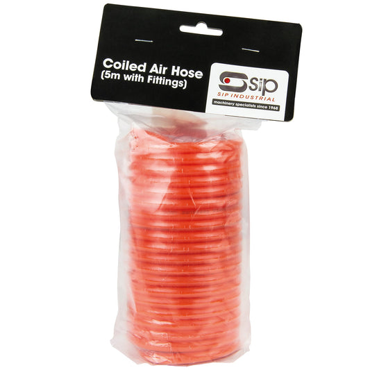 SIP 5mtr Coiled Air Hose, Sip Industrial