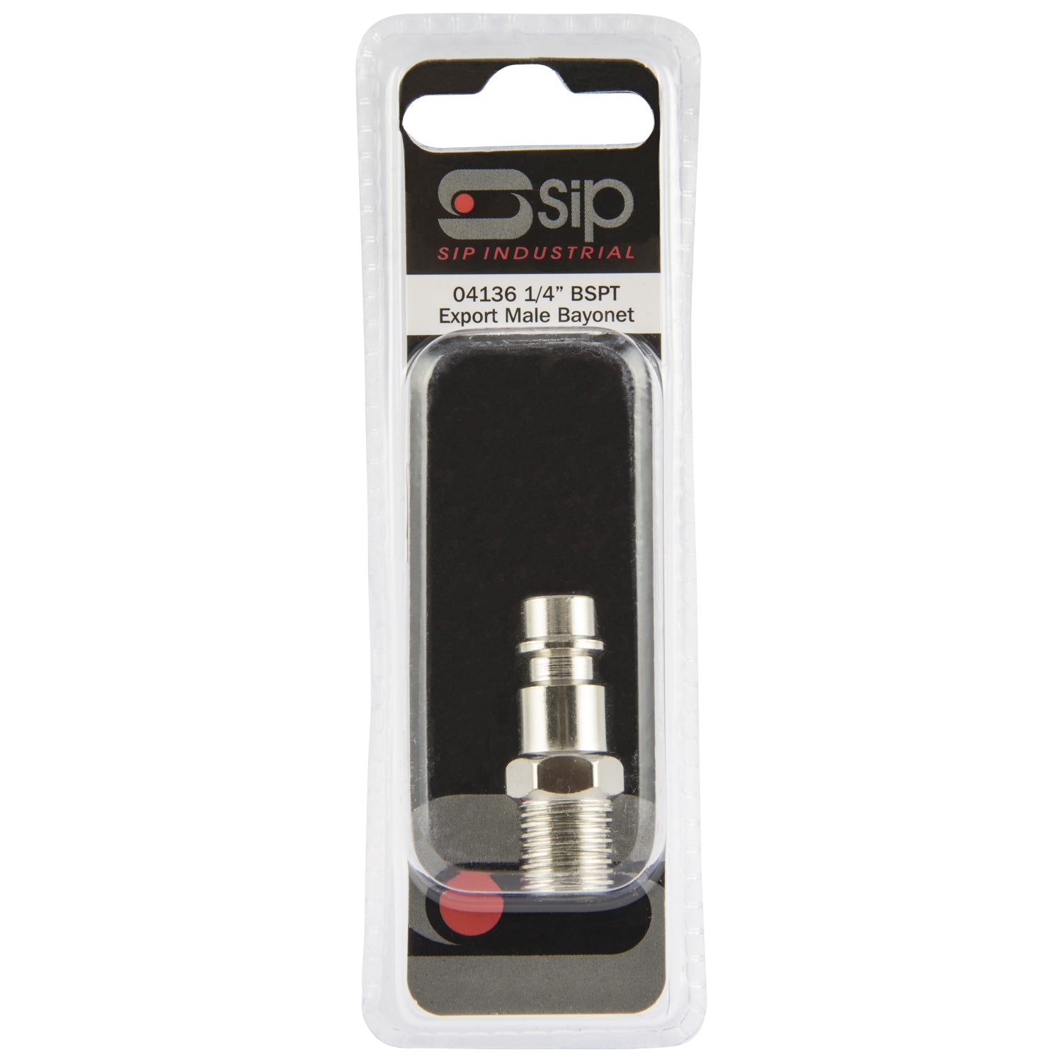 SIP 1/4" Universal Male Bayonet Adaptor, Sip Industrial