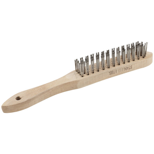 SIP 4-Row Stainless Steel Wire Brush, Sip Industrial