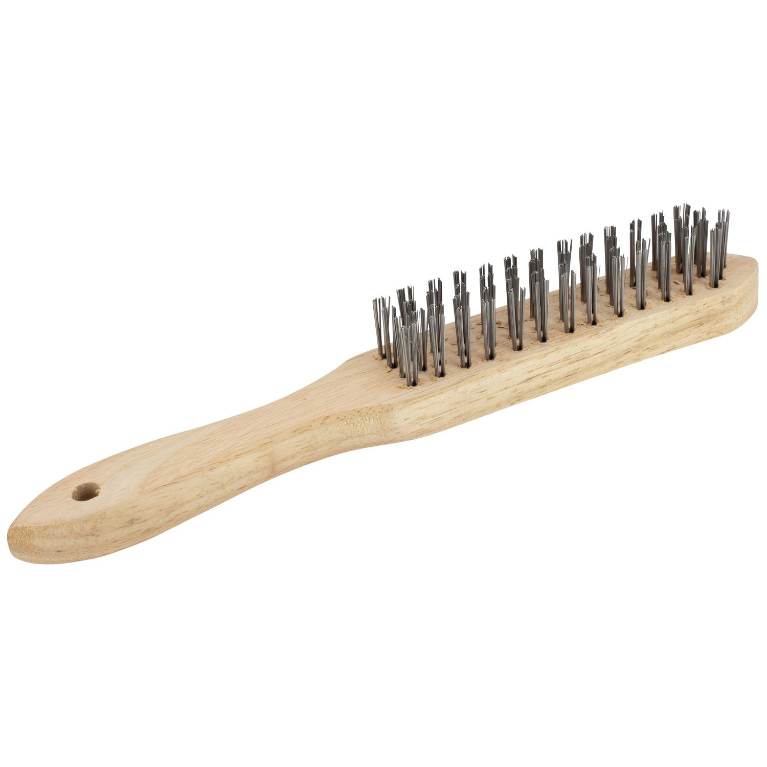 SIP 4-Row Mild Steel Wire Brush, Sip Industrial