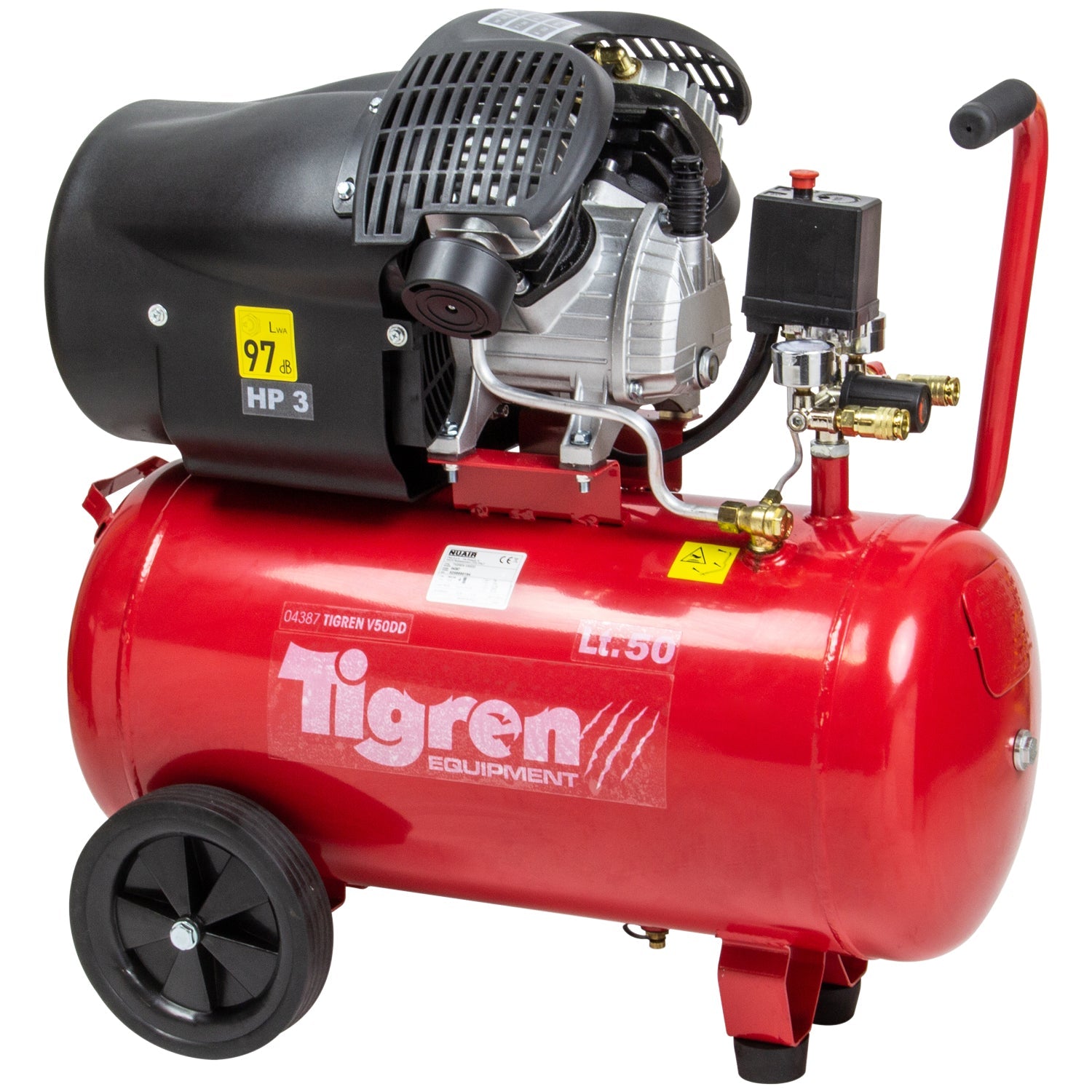 TIGREN V50DD 3HP Direct-Driven Compressor, Sip Industrial