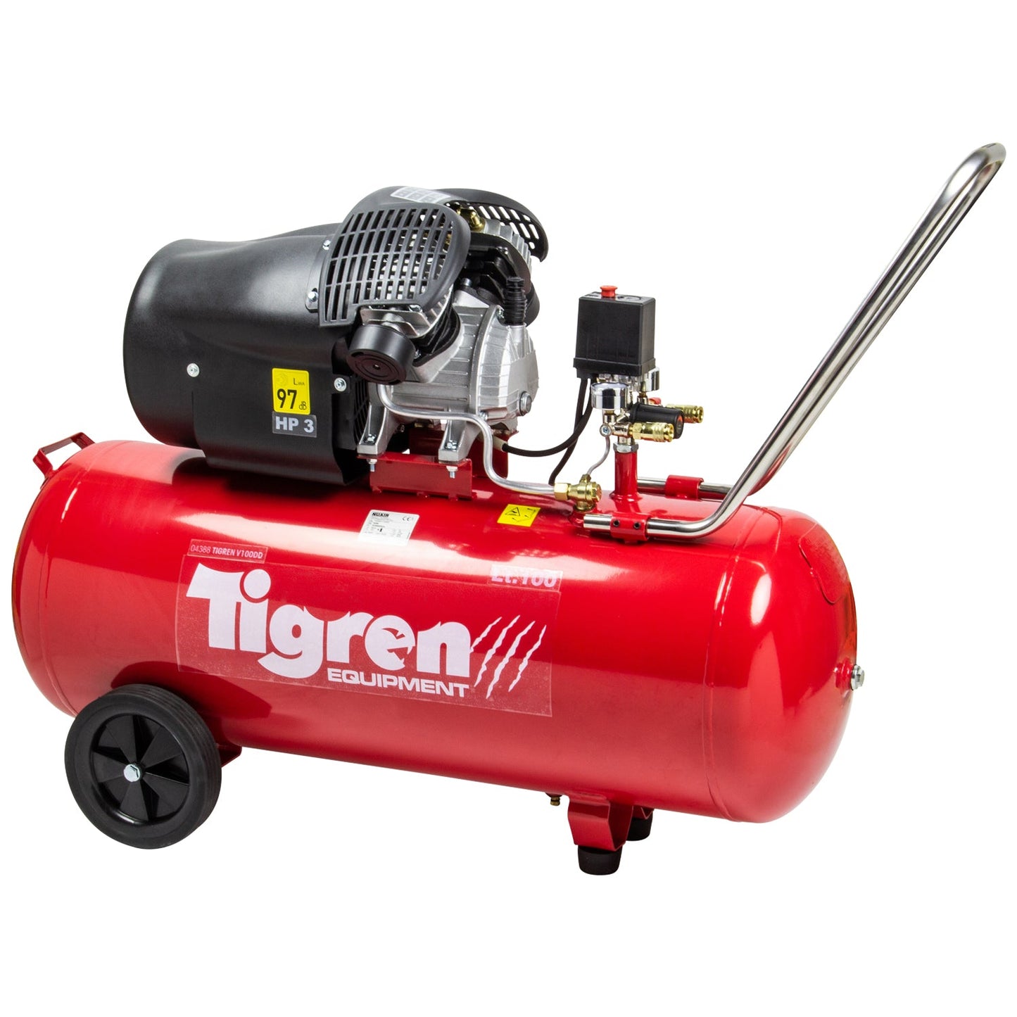 TIGREN V100DD 3HP Direct-Driven Compressor, Sip Industrial