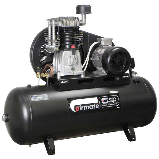 SIP TN10/270 270ltr Belt Drive Compressor, Sip Industrial