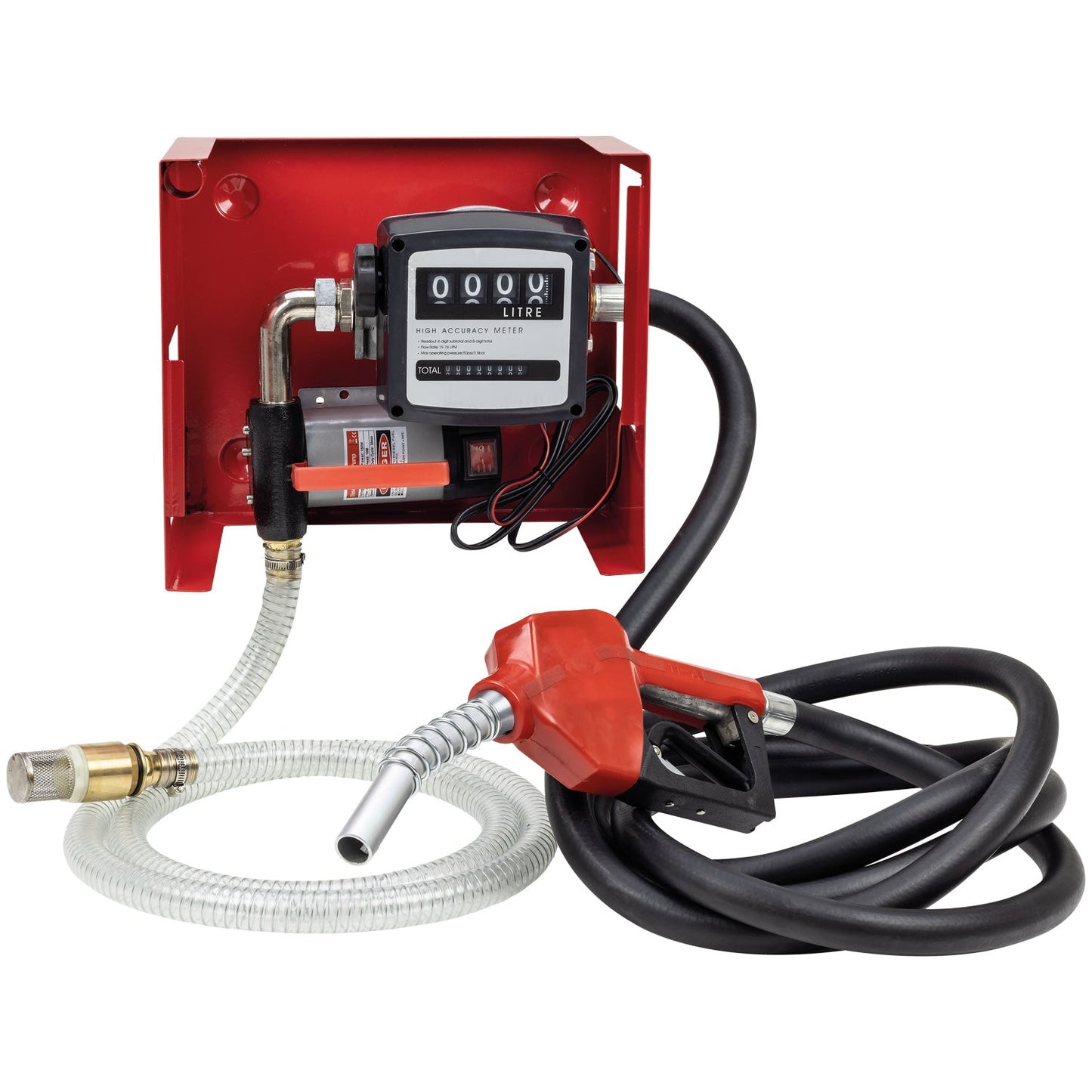 SIP 12v Diesel Transfer Pump with Fuel Meter, Sip Industrial