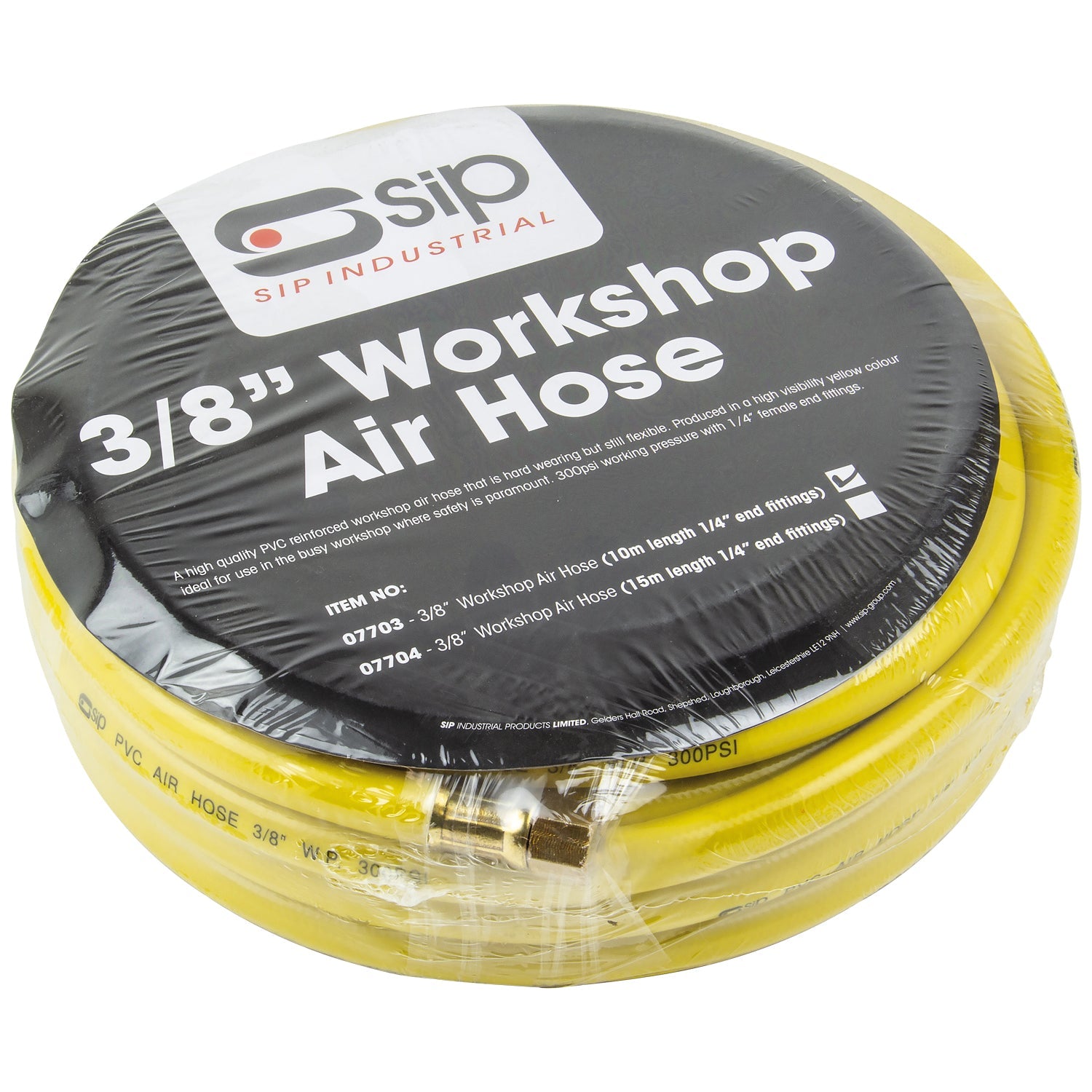 SIP 3/8" 10mtr PVC Workshop Air Hose, Sip Industrial