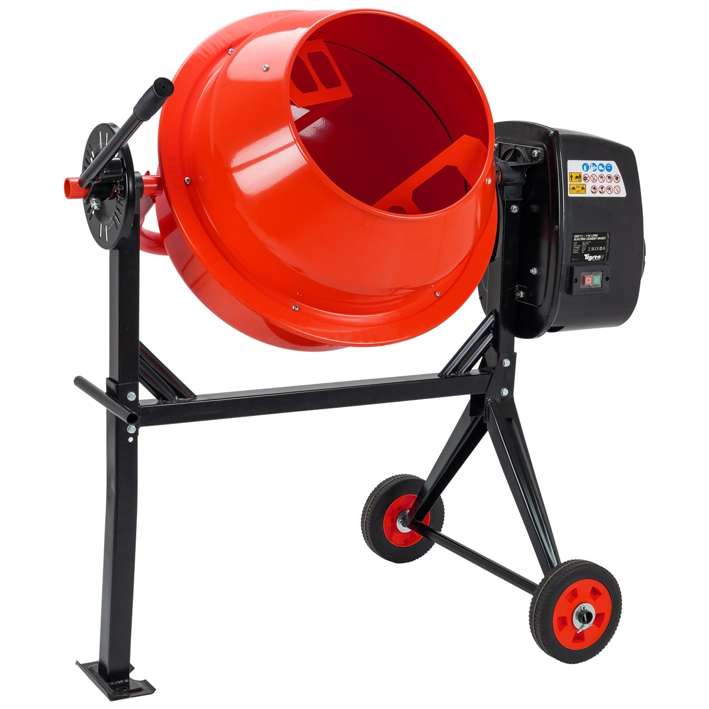 TIGREN 115ltr Electric Cement Mixer, Sip Industrial