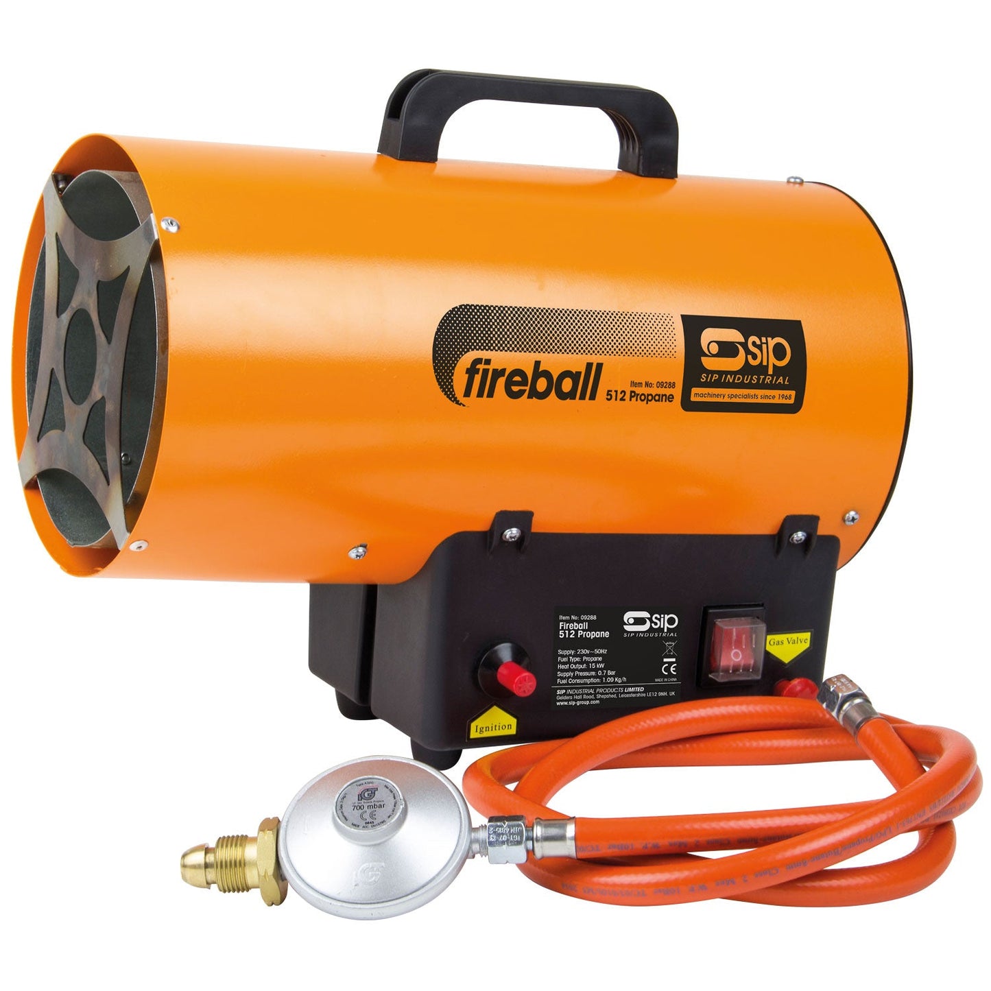 SIP FIREBALL 512 Propane Space Heater, Sip Industrial