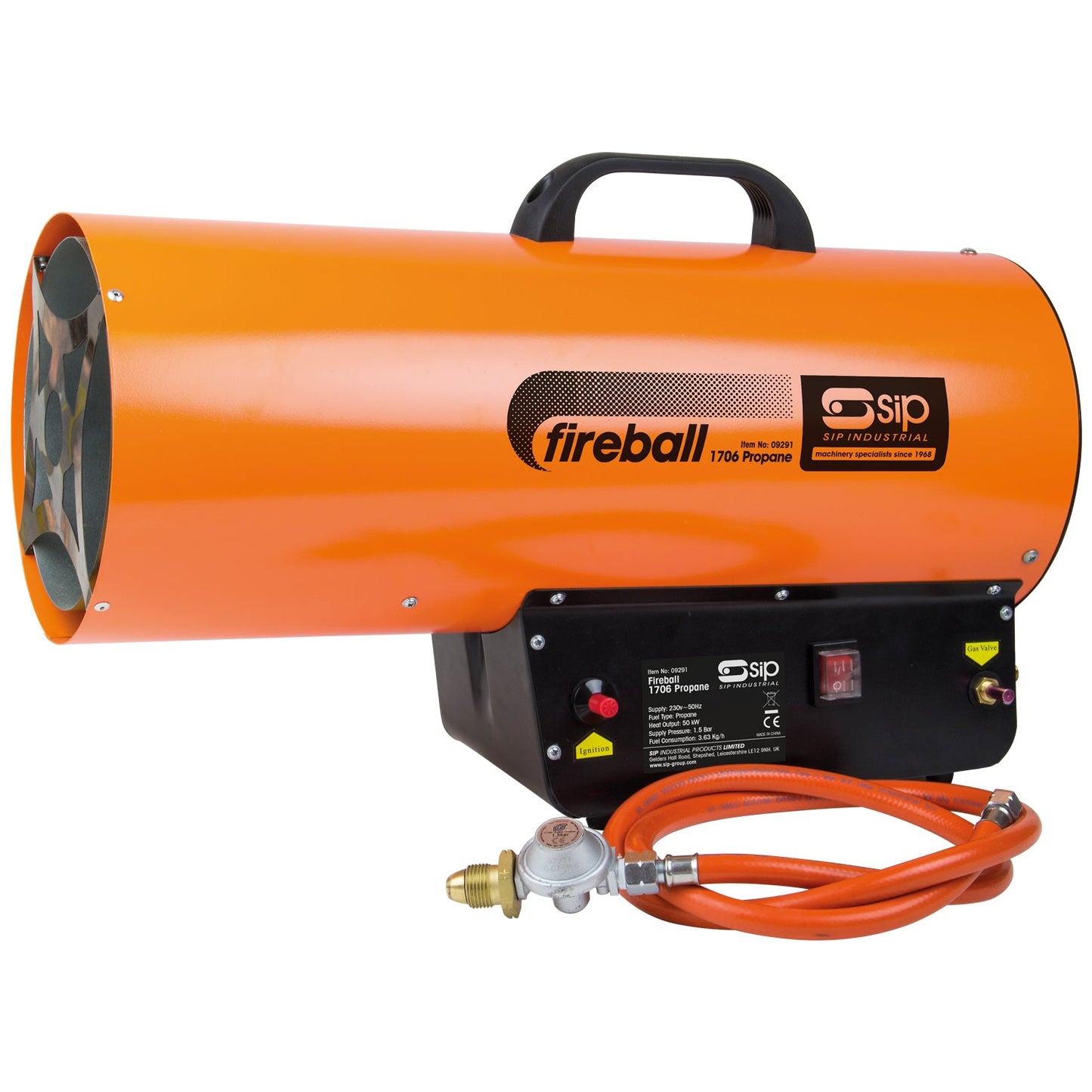 SIP FIREBALL 1706 Propane Space Heater, Sip Industrial