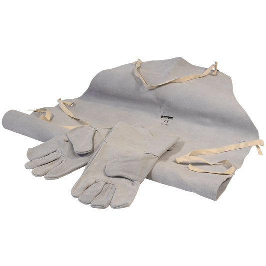 SIP Leather Welding Gloves & Apron, Sip Industrial