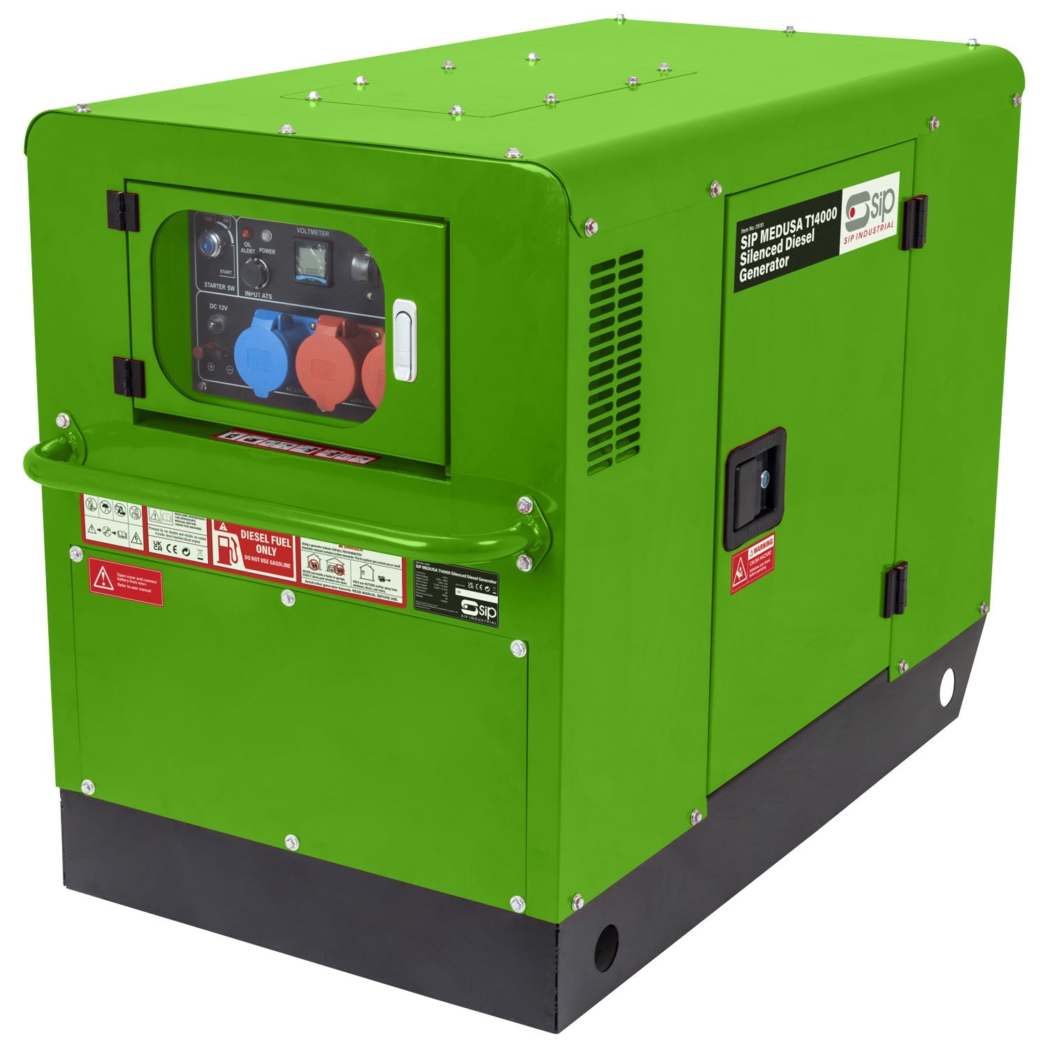 SIP MEDUSA T14000 Silenced Diesel Generator, Sip Industrial