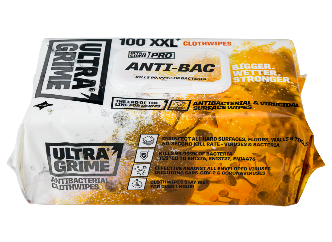 Ultra Grime Uniwipe Anti-Bac 100 pack, MorgansOsw