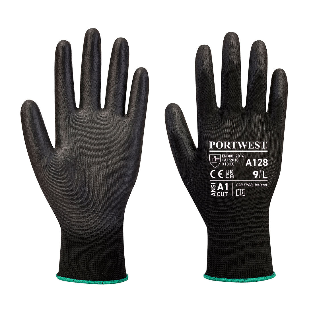 PU Palm Glove Latex Free (Retail Pack), Morgans PW
