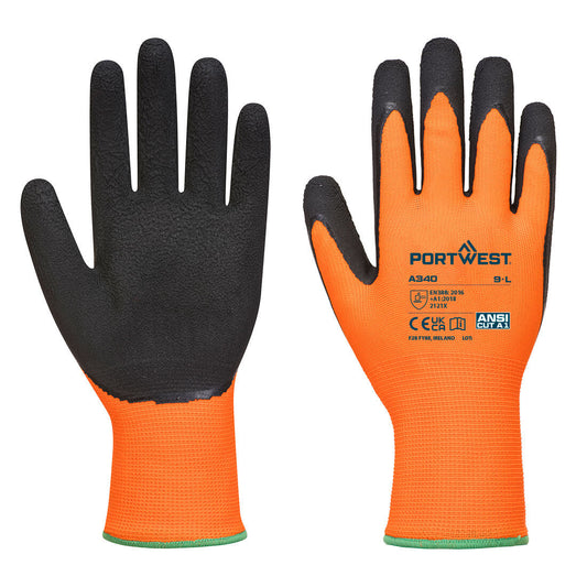 Hi-Vis Grip Glove - Latex, Morgans PW