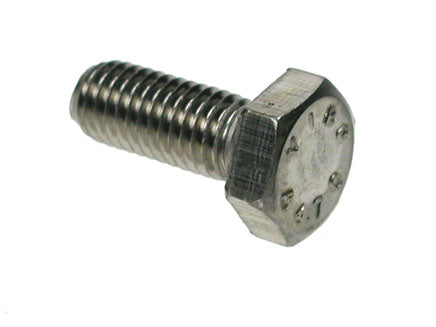 M20 - A4 - 316 St/St Hexagon Setscrews DIN 933, Morgans OJ