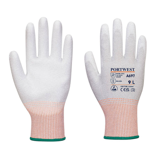 LR13 ESD PU Palm Glove (Pk12), Morgans PW