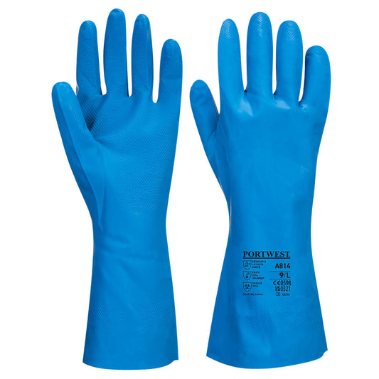 Food Approved Nitrile Gauntlet, Morgans PW