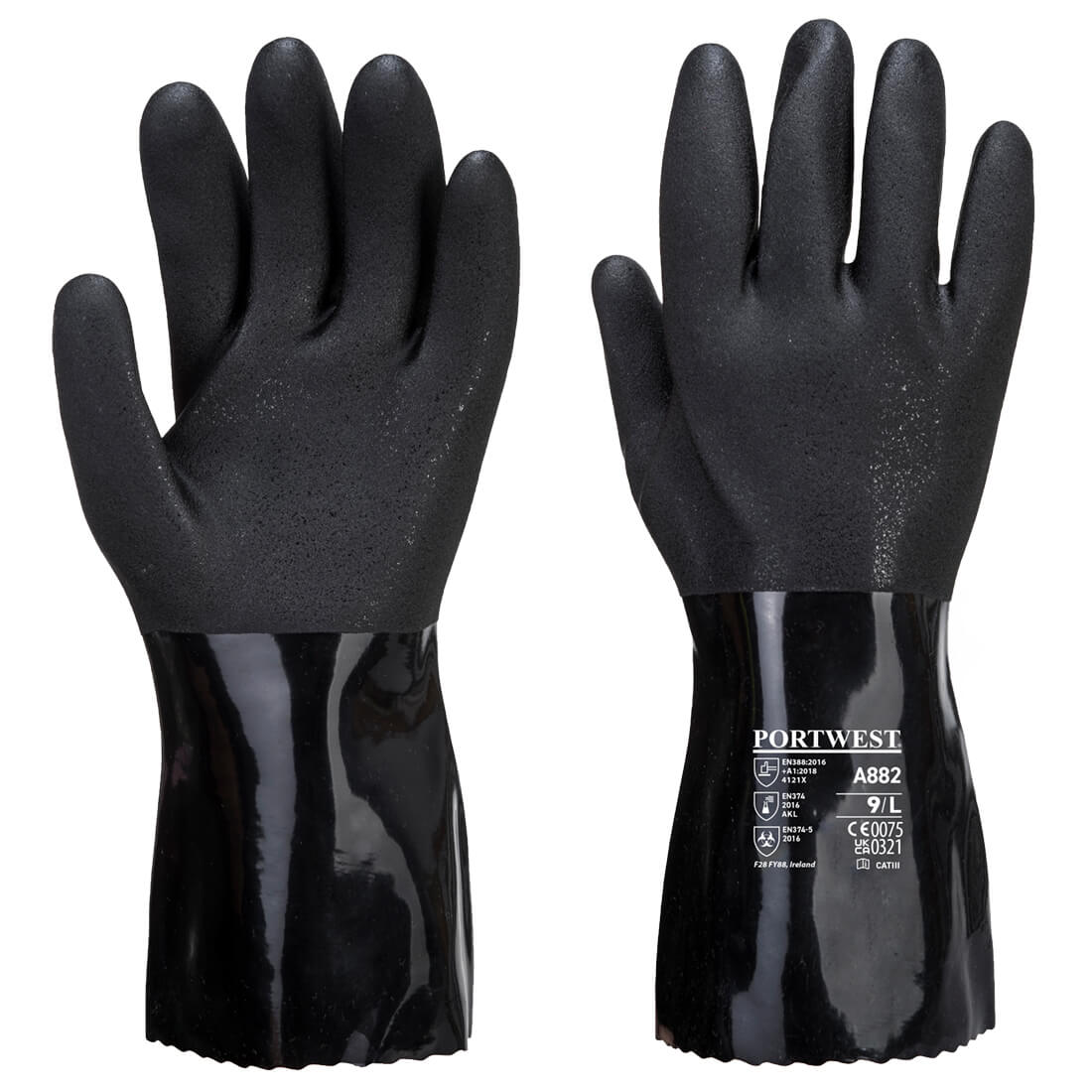 ESD PVC Chemical Gauntlet, Morgans PW