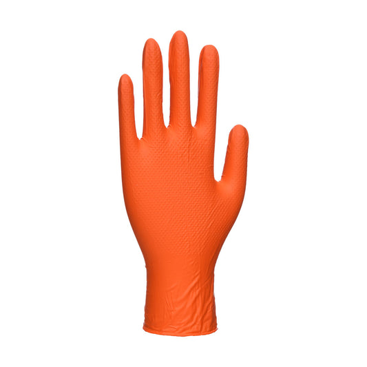 Orange HD Disposable Glove (Pk100), Morgans PW