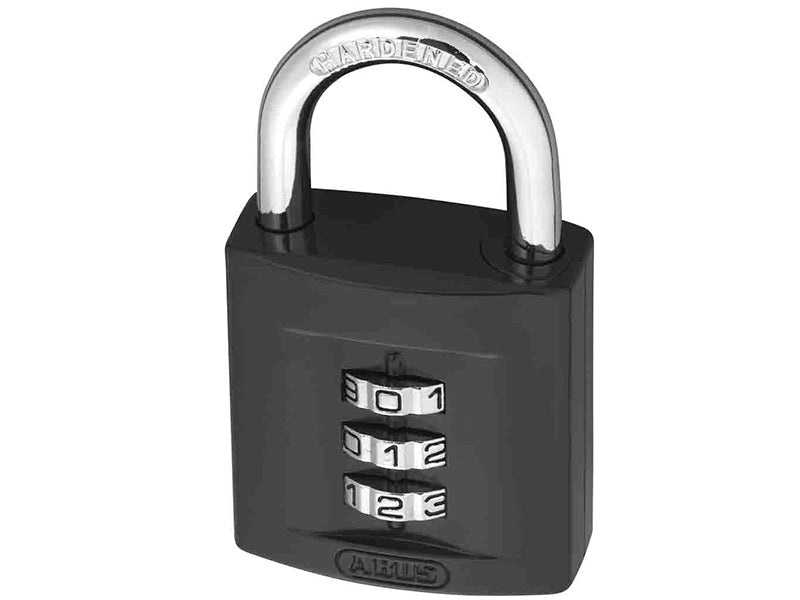 158/40 40mm Combination Padlock (3-Digit) Die-Cast Body Carded, ABUS Mechanical