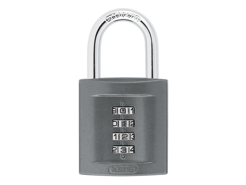 158/50 50mm Combination Padlock (4-Digit) Die-Cast Body Carded, ABUS Mechanical