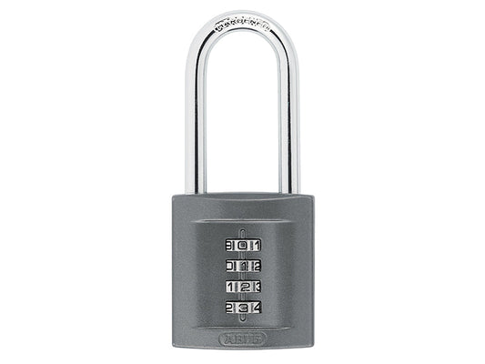 158/50HB50 50mm Combination Padlock (4-Digit) Long Shackle, ABUS Mechanical