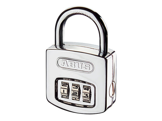 160/40 40mm Steel Case Die-Cast Body Combination Padlock (3-Digit) Carded, ABUS Mechanical