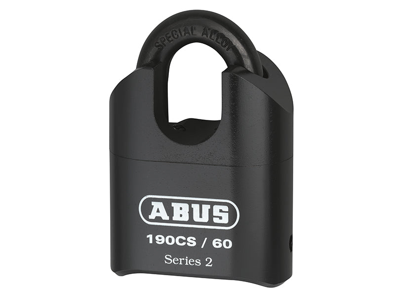 190/60 60mm Heavy-Duty Combination Padlock Closed Shackle (4-Digit) Carded, ABUS Mechanical