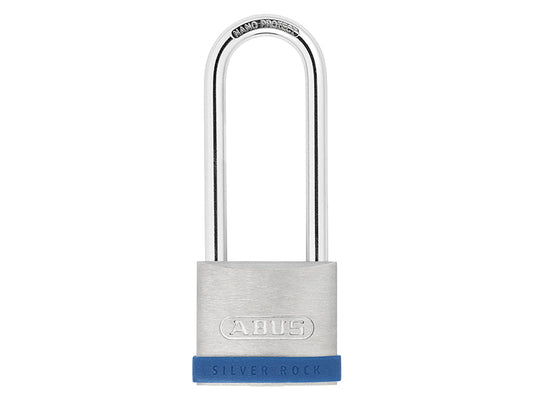 50mm Silver Rock™ 5 Padlock Long Shackle 80mm, ABUS Mechanical