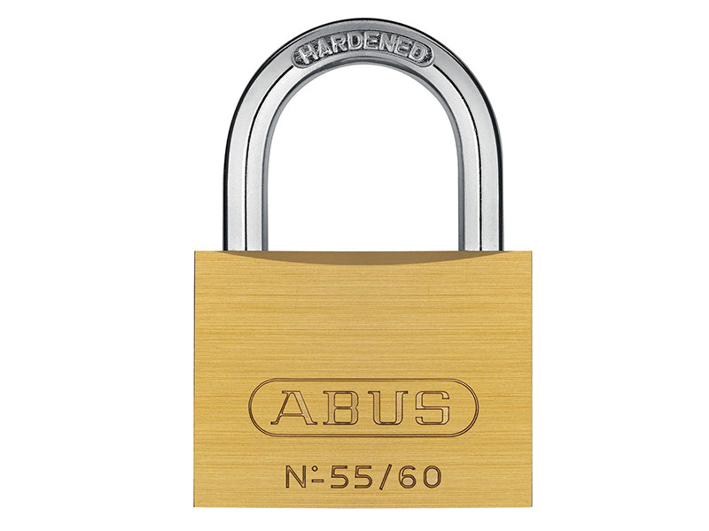 55/60mm Brass Padlock Carded, ABUS Mechanical