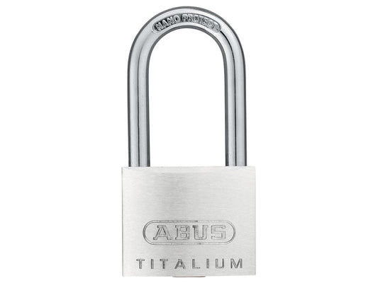 64TI/40mm TITALIUM™ Padlock 40mm Long Shackle Carded, ABUS Mechanical