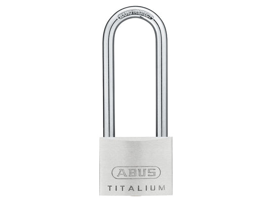 64TI/50mm TITALIUM™ Padlock 80mm Long Shackle, ABUS Mechanical