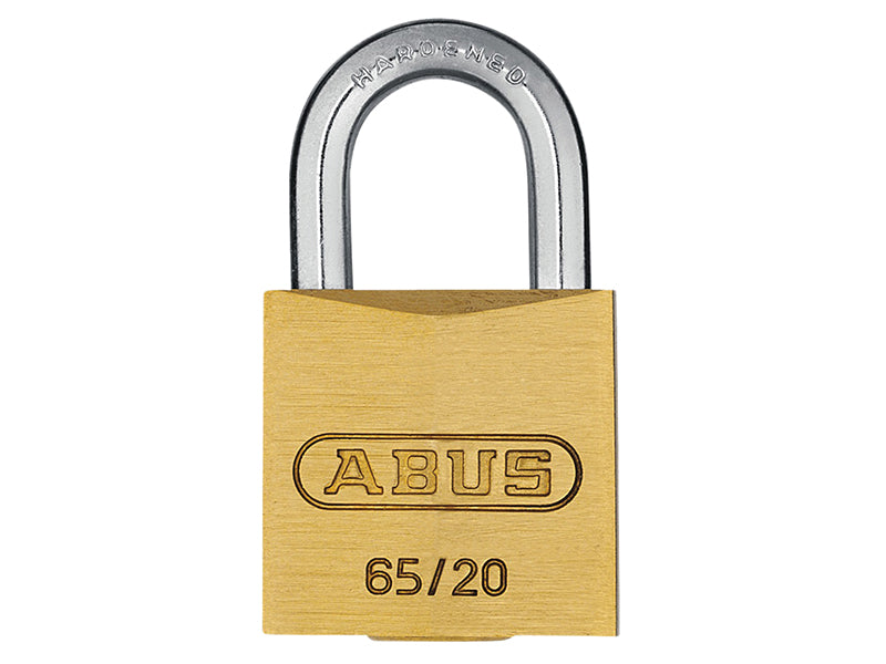 65/20mm Brass Padlock Carded, ABUS Mechanical