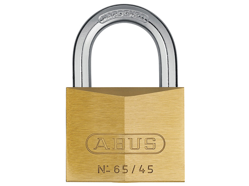 65/45mm Brass Padlock Carded, ABUS Mechanical