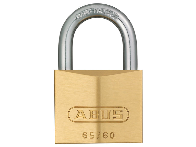 65/60mm Brass Padlock Carded, ABUS Mechanical