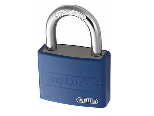 T65AL/40mm My Lock Aluminium Padlock Blue, ABUS Mechanical