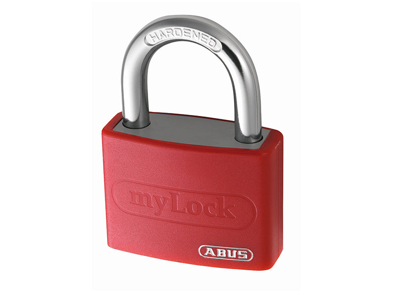 T65AL/40mm My Lock Aluminium Padlock Red, ABUS Mechanical