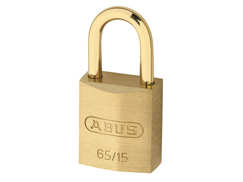 65MB/30mm Solid Brass Padlock 70mm Long Shackle Carded, ABUS Mechanical