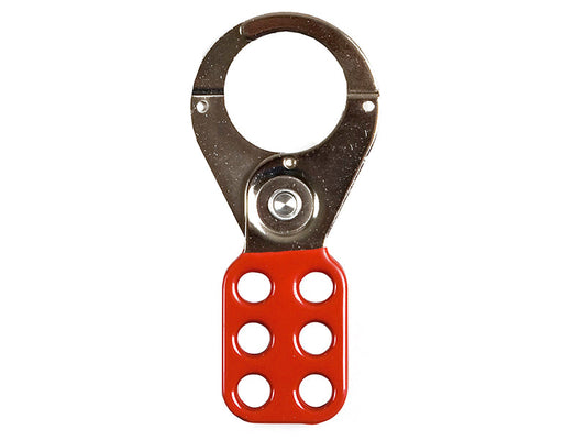 702 Lock Off Hasp 38mm (1.1/2in) Red, ABUS Mechanical