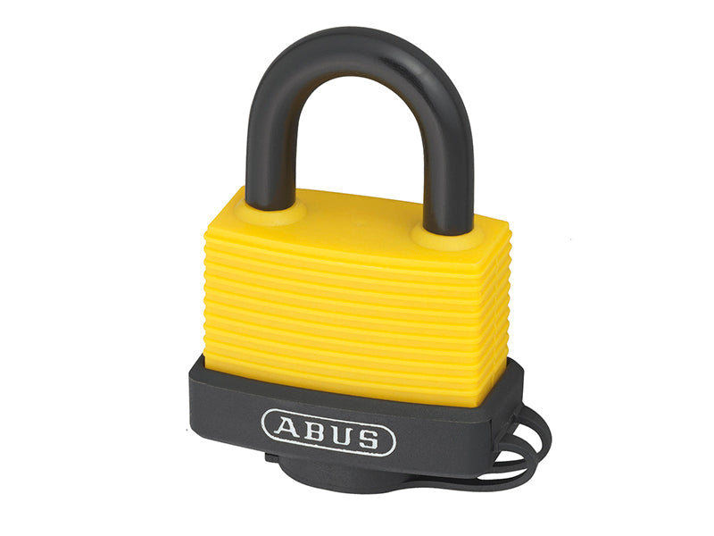 70AL/45mm Aluminium Padlock Yellow Keyed Alike 6401, ABUS Mechanical