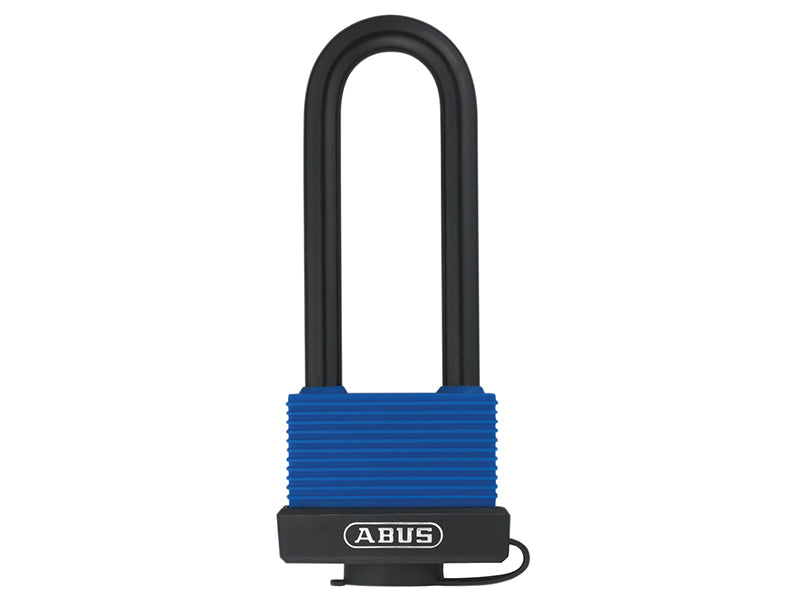 70IB/50mm Aqua Safe Brass Padlock 80mm Long Shackle Carded, ABUS Mechanical