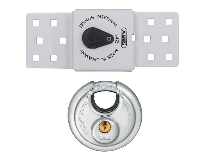 142 Series Sliding Door Van Lock & 23/70mm Diskus® Padlock, ABUS Mechanical